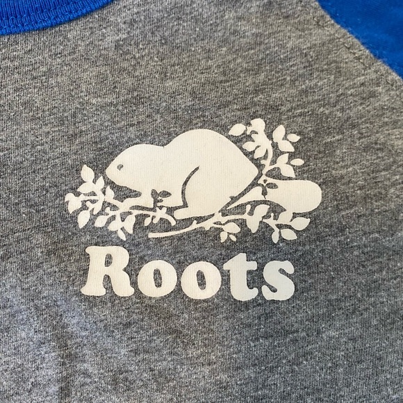 Roots Boys Crewneck Long Sleeve Regular Fit Classic Shirt‎ Top Size Medium 7/8 - Picture 2 of 6
